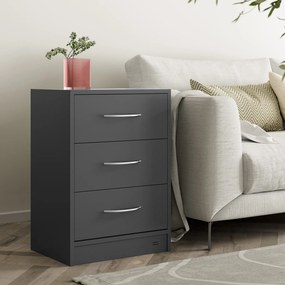 InternetovaZahrada Nočný stolík Eloise 54x39x28cm - LED antracit