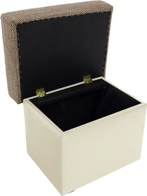 Taburetka T2 - cappuccino / béžová