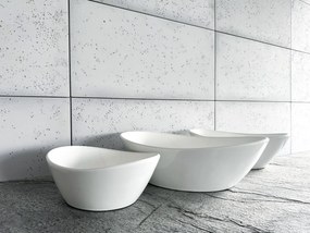 Rea Kate mini, umývadlo na dosku 365x245x130 mm, biela lesklá, REA-U6803