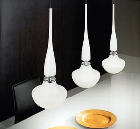 Industriálny luster Tasos 4 biele