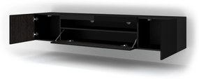 TV stolík/skrinka Aurinko 200 (lesklá čierna). Vlastná spoľahlivá doprava až k Vám domov. 1083450