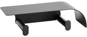 Bemeta ORGANIC BLACK držiak toaletného papiera čierna 167112160