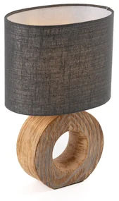 Moderná stolná lampa sivá vrátane LED - Meau