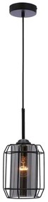 Luster na lanku JONERA 1xE27/40W/230V čierna