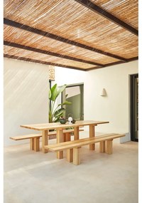 Jedálenský stôl s doskou z borovicového dreva 100x260 cm Banda – Teulat