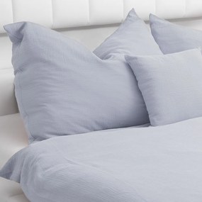 Biante Detské mušelínové posteľné obliečky do postieľky Nature MSN-027 Svetlo modrosivé Do postieľky 90x140 a 50x70 cm