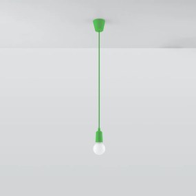Závesné svietidlo DIEGO 1 zelené