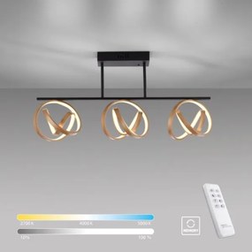 JUST LIGHT. 6245-18 - LED Prisadený luster LOOP 3xLED/11W/230V 2700-5000K + DO