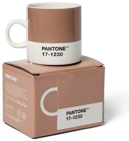 Svetlohnedý keramický hrnček na espresso 120 ml Mocha Mousse 17-1230 – Pantone