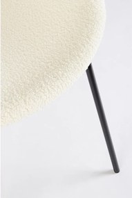 Biela čalúnená jedálenská stolička Maddie – Yes Everyday