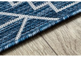 Kusový koberec Romba modrý 140x190cm