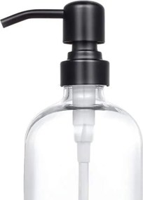 Arte Regal Dávkovač na mydlo/šampón/kondicionér dávkovač - 0,5l - číre sklo