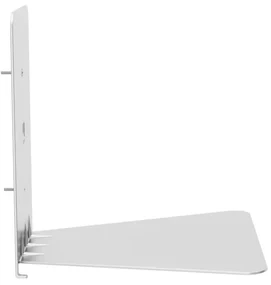 Kovové police v súprave 3 ks v striebornej farbe 14 cm Conceal – Umbra