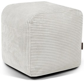 Krémový menčestrový sedací vak Plus 50 Lounge – SLOWDOWN