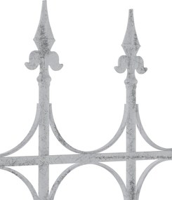 Mriežka na popínavé rastliny Flowton - starožitná biela