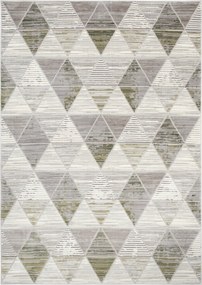 TA Koberec E460A SVETLO SIVÁ/TMAVOZELENÁ ASTHANE Rozmer: 200x300 cm