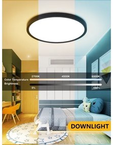 Immax NEO 07166-B40-LED RGBCCT Stmievateľné svietidlo 50W/230V Wi-Fi Tuya černá+DO