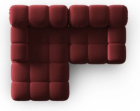 Červená zamatová pohovka 191 cm Bellis – Micadoni Home
