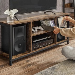 TV stolek Vasagle Pafo hnědý/černý