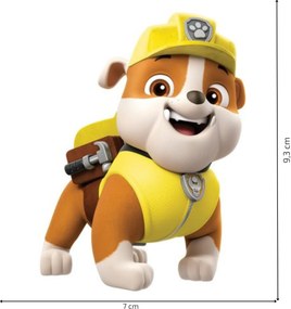PIPPER. PAW Patrol - Rubble - nálepka nad vypínač