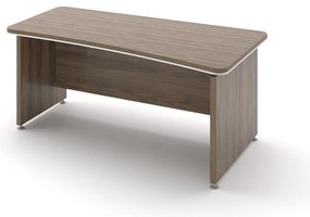 Ergonomický stôl TopOffice 180 x 94,8 cm, pravý, dub charleston