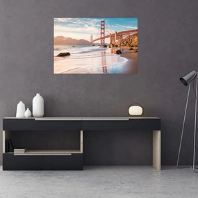 Obraz - Golden Gate Bridge (90x60 cm)