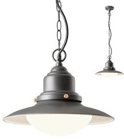 Redo 90094 - Vonkajší luster na reťazi ELIO 1xE27/42W/230V IP44