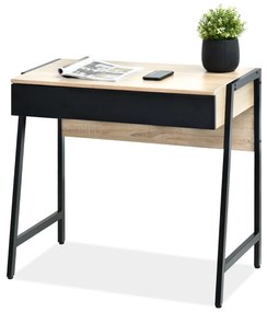 PC stolík Norway (dub + čierna). Vlastná spoľahlivá doprava až k Vám domov. 1109804