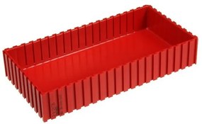 Plastová krabička na náradie 35-200x100 mm, červená