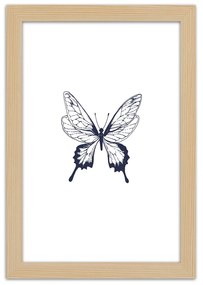 Gario Plagát Kreslený motýľ Farba rámu: Bez rámu, Rozmery: 40 x 60 cm