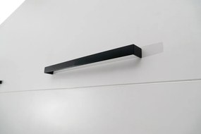 Vertikálna sklápacia posteľ Modern 160x200 cm - biely mat