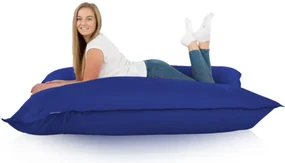 Vankúš na sedenie tmavomodrý nylon