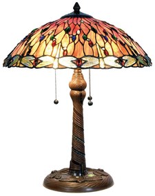 vitrážová tiffany lampa stolová Ø 45*56 cm