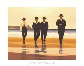 Umelecká tlač The Billy Boys, 1994, Jack Vettriano, (50 x 40 cm)