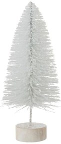 Biely trblietavý vianočný stromček - Ø16 * 38cm