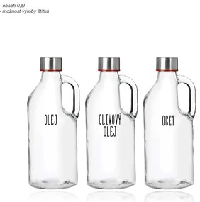 Fľaša na dochucovadlá, oleje a iné tekutiny, 0,5 l