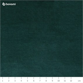 Tmavozelená zamatová pohovka 150 cm Aros – ELTAP