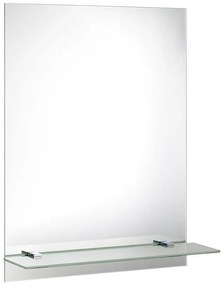 Aqualine Aqualine, Zrkadlo s policou 60x80cm, vrátane závesov, 22430-01