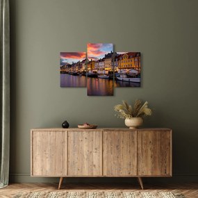 Obraz - Nyhavn, Kodaň (90x60 cm)