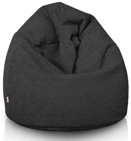 Sedací vak SAKO čierny bouclé