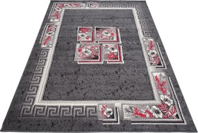 TA Koberec 4489A TMAVO SIVÁ LACNÁ PP CRM Rozmer: 80x150 cm