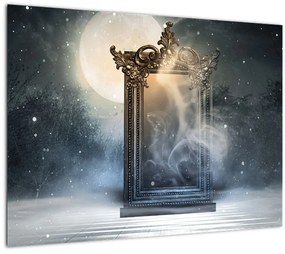 Sklenený obraz - Magické zrkadlo (70x50 cm)