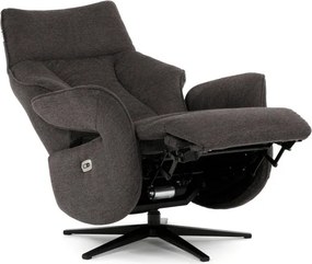 Polohovacie kreslo hnedé, elektrické TV-B3973 BR2