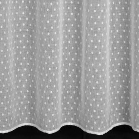 ZÁVES NA KRÚŽKOCH HANIA 140X250 CM BIELA