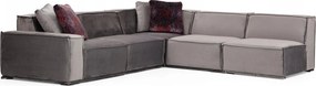 Rohová sedačka Legaletta 4 (sivá)