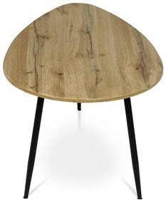 Autronic BONTEC Odkladací stolík 100x60cm, mdf, divoký dub, AF-3012 OAK Farba: Biela