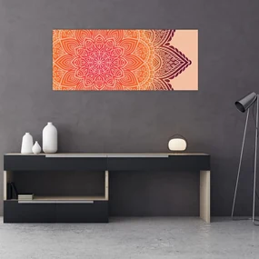 Obraz - Mandala umenia (120x50 cm)