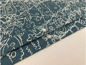 Bavlnené obliečky FROSTLINE modrozelené Rozmer obliečky: 70 x 90 cm | 140 x 200 cm