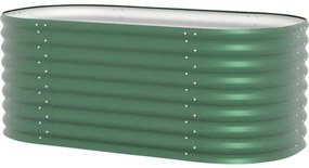 Vyvýšený záhon Vitavia Vita 630 Basic 162,1x82,1x63 cm plechový zelený