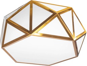 Toolight Toolight, stropné svietidlo 3xE27 APP1238-C, zlatá-biela, OSW-40093